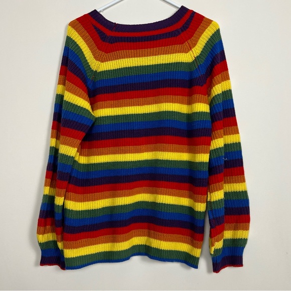 Colorful Striped Sweater Size Medium - Picture 2 of 6